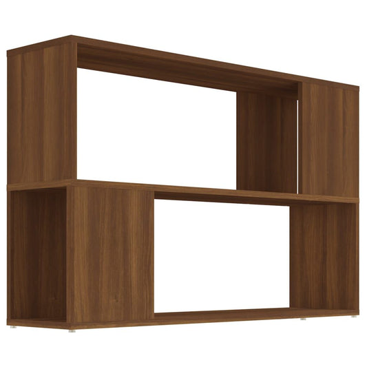 Bücherregal Braun Eichen-Optik 100X24X63 Cm Holzwerkstoff