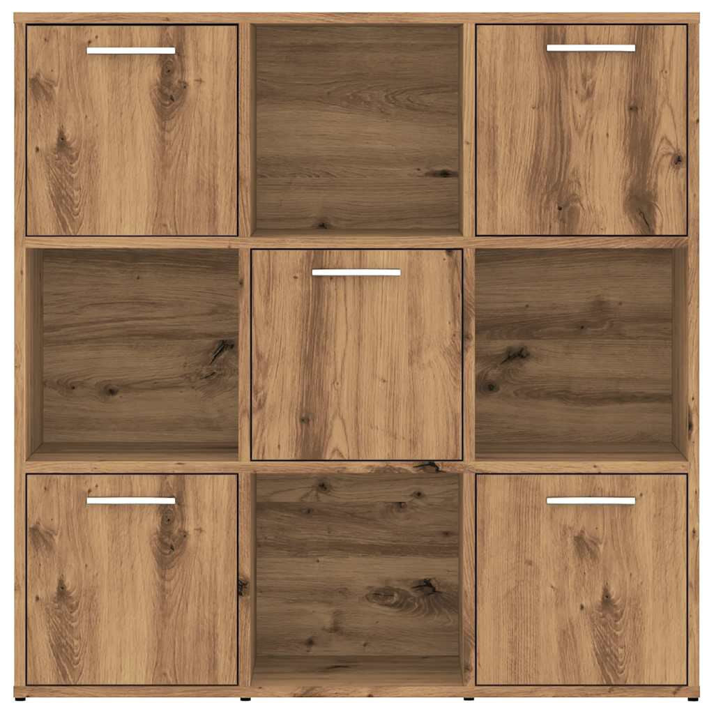 Bücherregal Artisan-Eiche 90X28X90 Cm Holzwerkstoff
