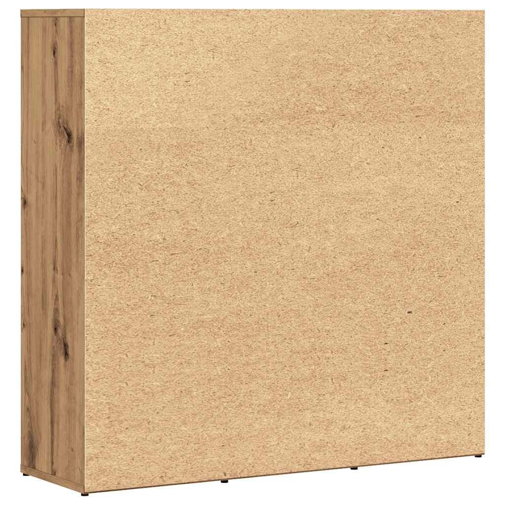 Bücherregal Artisan-Eiche 90X28X90 Cm Holzwerkstoff