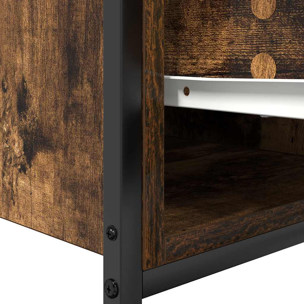 Waschbeckenunterschrank Mit Schubladen Räuchereiche