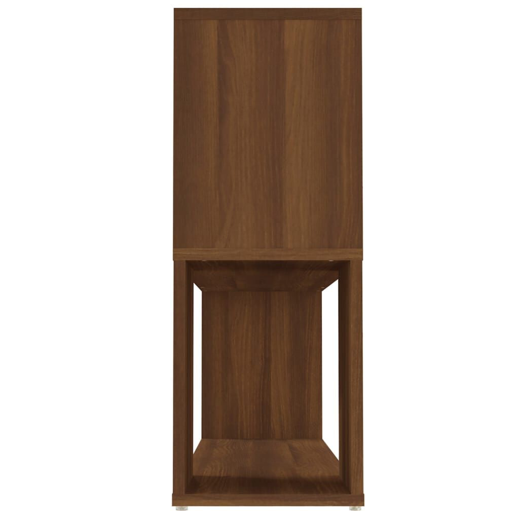 Bücherregal Braun Eichen-Optik 100X24X63 Cm Holzwerkstoff