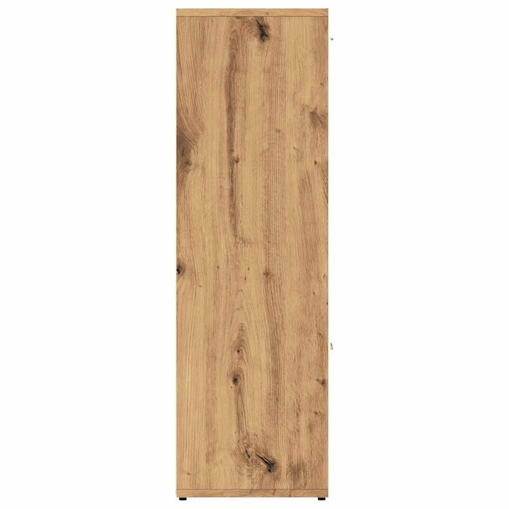 Bücherregal Artisan-Eiche 90X28X90 Cm Holzwerkstoff