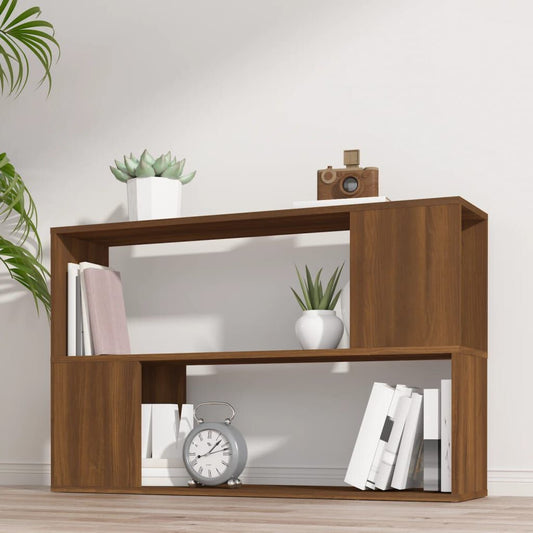 Bücherregal Braun Eichen-Optik 100X24X63 Cm Holzwerkstoff