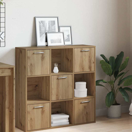 Bücherregal Artisan-Eiche 90X28X90 Cm Holzwerkstoff