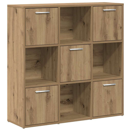 Bücherregal Artisan-Eiche 90X28X90 Cm Holzwerkstoff